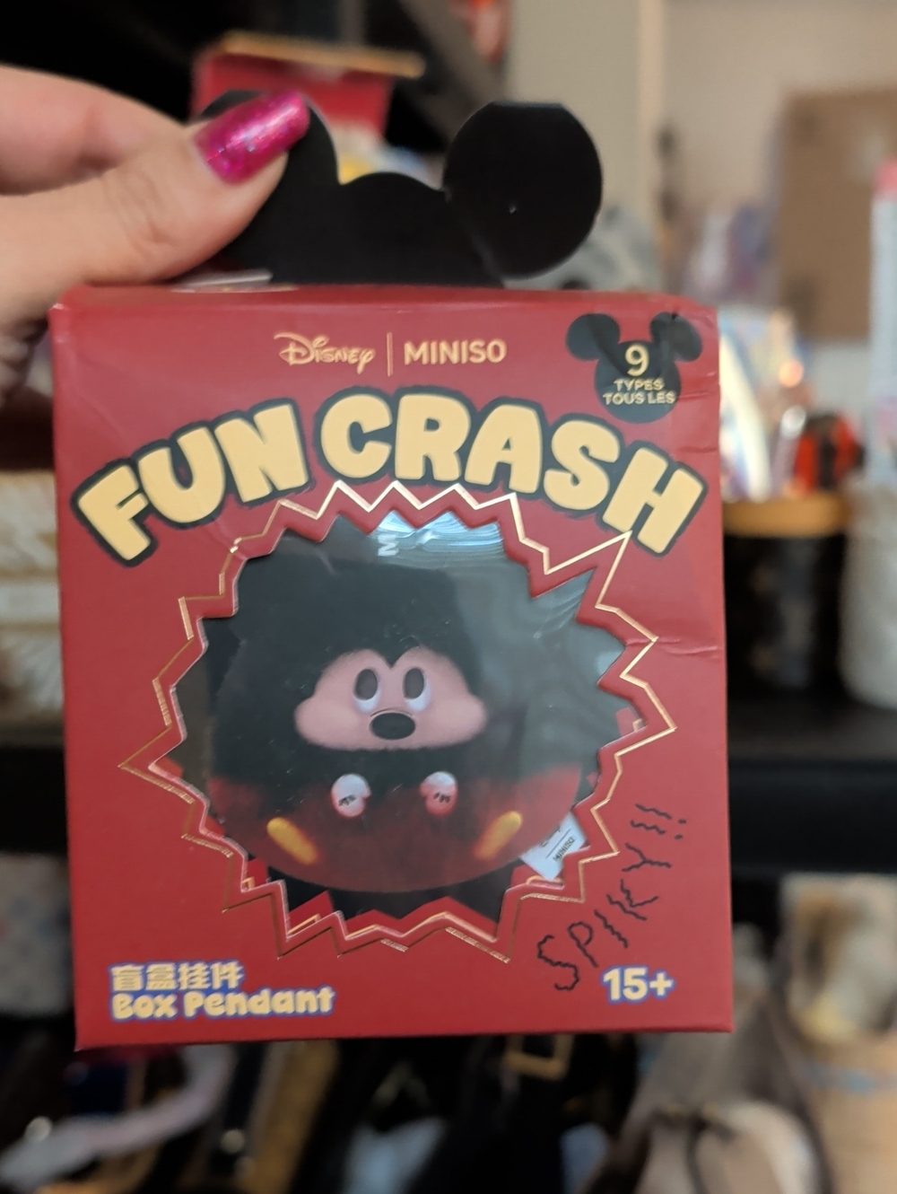 Blind Box Fun Crash Mickey Box Pendant Blind Box